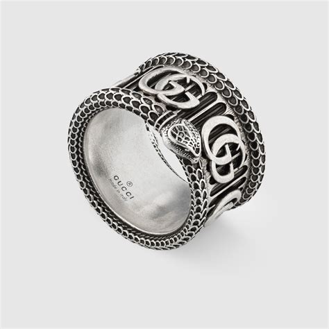 แหวน gucci|Gucci แหวน Ring with Double G in silver.